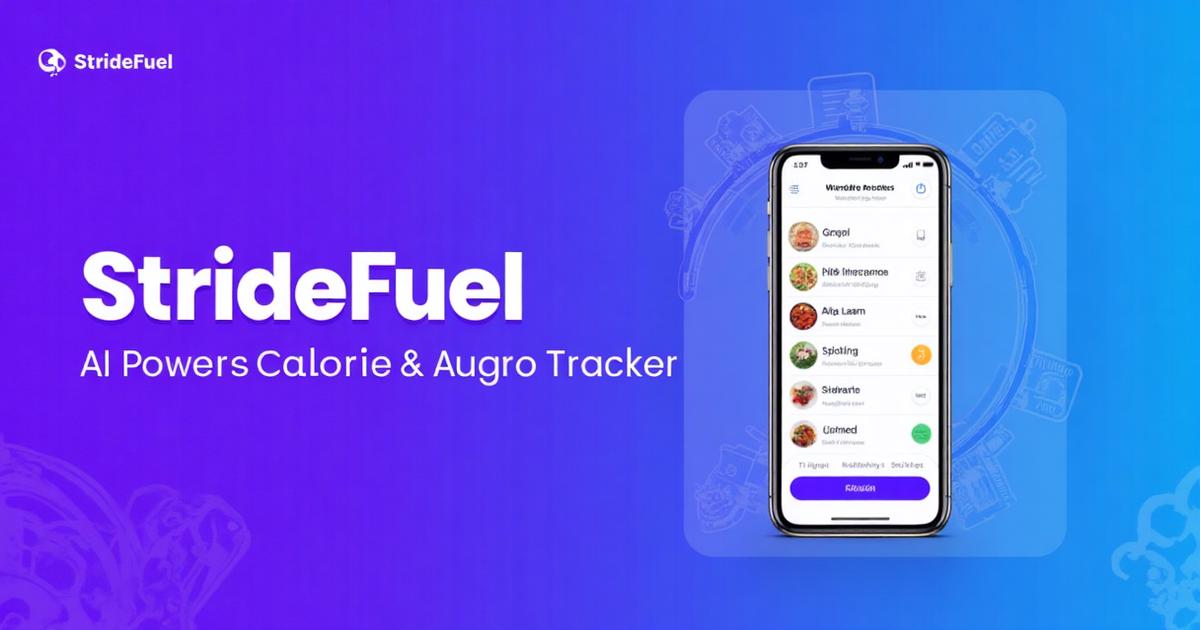 StrideFuel - Your Personal AI Nutrition Coach in Your Pocket: Speak to Your Personal Nutrition Coach
